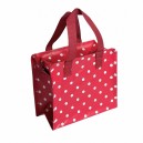 Kindertasje Rood met witte stippen